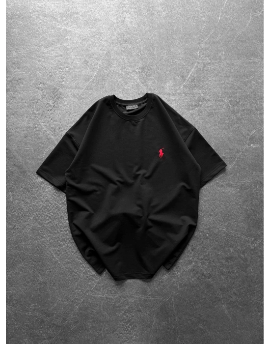 GÖGÜS NAKIŞ HB OVERSİZE TİŞÖRT SİYAH