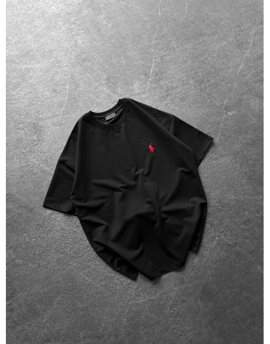 GÖGÜS NAKIŞ HB OVERSİZE TİŞÖRT SİYAH