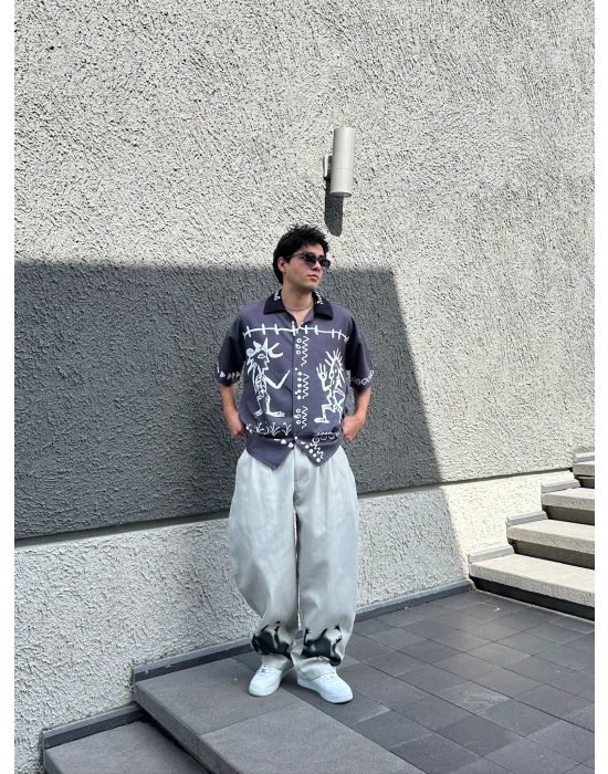 BYLONDON HAYALET DESENLİ BALON PANTOLON