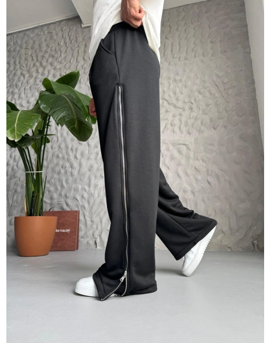 FULL FERMUAR ÖZEL TASARIM BYL EŞOFMAN SİYAH