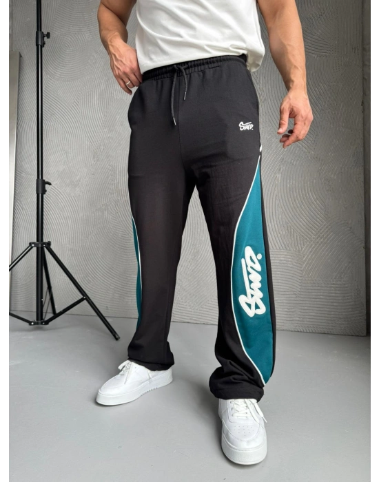 YAN BİYE STW BYL EŞOFMAN SİYAH YEŞİL