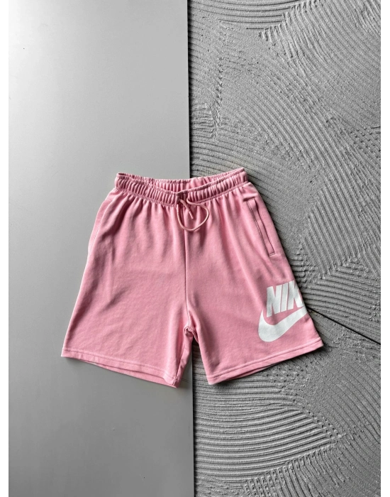 BASTON NK İLP OVERSİZE ŞORT PEMBE