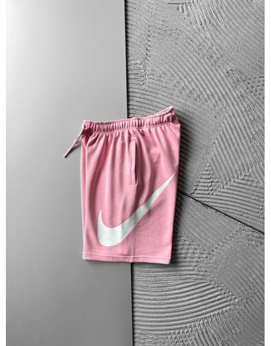 BÜYÜK NK İLP OVERSİZE ŞORT PEMBE