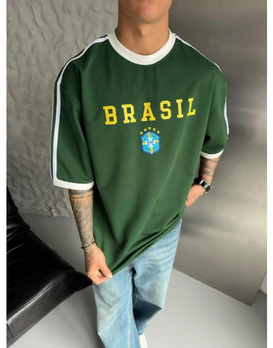 CHAMP BRASİL NAKIŞLI CHL TSHİRT