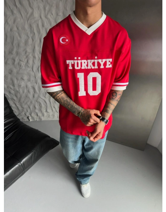 CHAMP TR V YAKA NAKIŞLI CHL TSHİRT