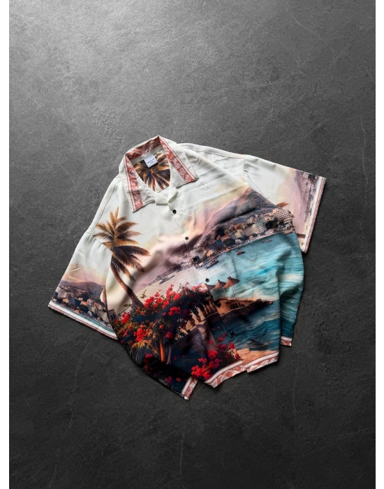 TATİL İSKELE OVERSİZE GÖMLEK