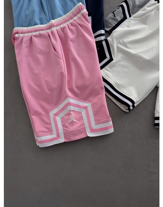 NAKIŞ JORDAN ÖZEL SERİ OVERSİZE ŞORT PEMBE