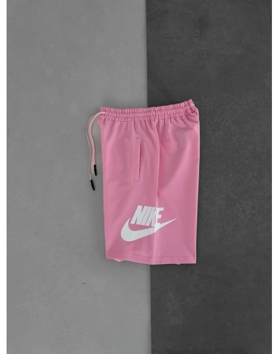 NAKIŞ CP ÖZEL OVERSİZE ŞORT PEMBE