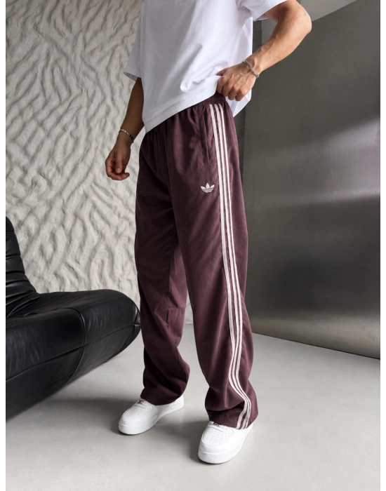 A+ KALİTE SÜET KUMAŞ AD EŞOFMAN ALTI BORDO