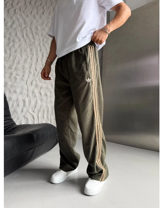 A+ KALİTE SÜET KUMAŞ AD EŞOFMAN ALTI HAKİ