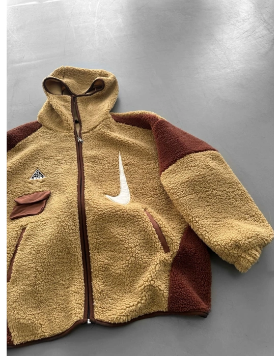 ACG MASKE DETAY OVERSİZE PELUŞ HIRKA