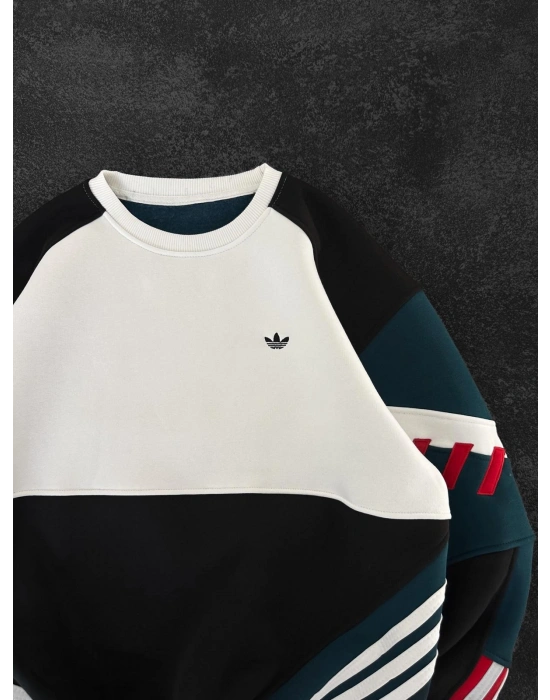 AD FUL PARÇALI VİNTAGE OVERSİZE SWEAT