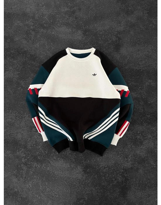 AD FUL PARÇALI VİNTAGE OVERSİZE SWEAT