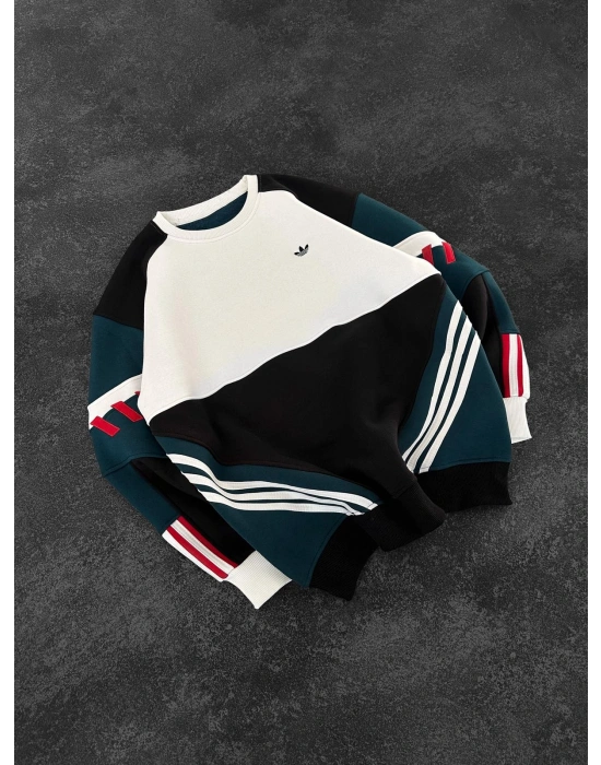 AD FUL PARÇALI VİNTAGE OVERSİZE SWEAT