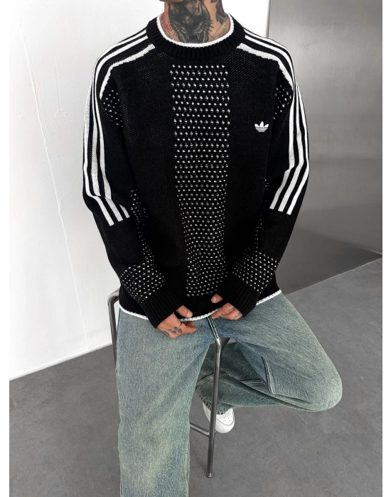 AD TRİKO VİNTAGE SWEAT SİYAH