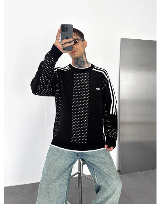 AD TRİKO VİNTAGE SWEAT SİYAH
