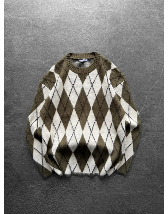 AD TRİKO VİNTAGE SWEAT ASKER YEŞİLİ