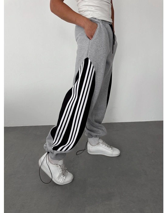 AD ULTRA BAGGY FUL PARCALI EŞOFMAN GRİ
