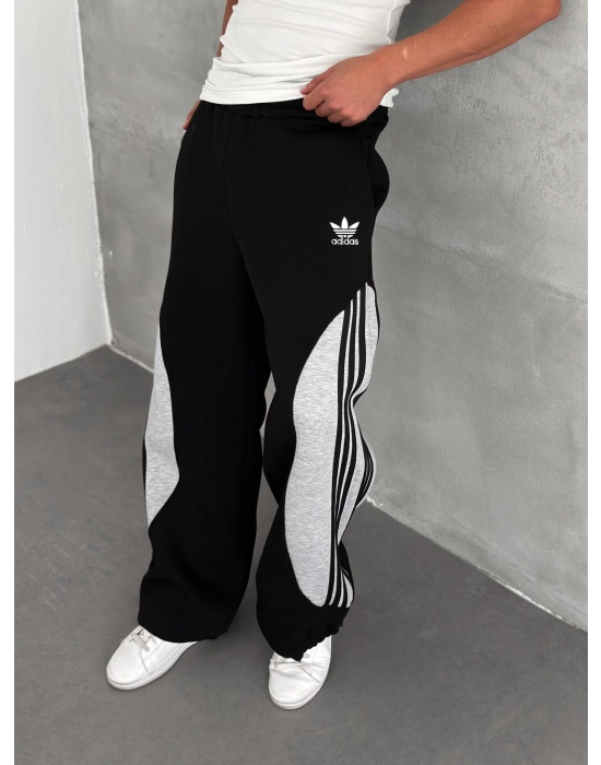 AD ULTRA BAGGY FUL PARCALI EŞOFMAN SİYAH
