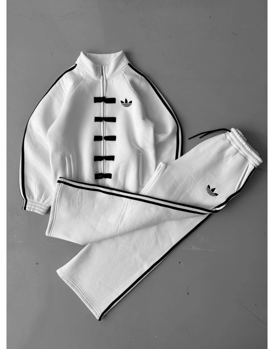 ADDS 3 İPLİK EŞOFMAN TAKIMI BEYAZ