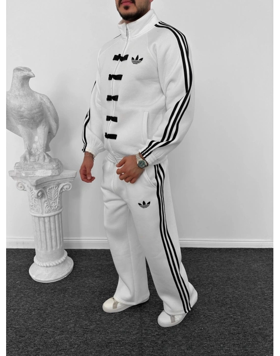 ADDS 3 İPLİK EŞOFMAN TAKIMI BEYAZ