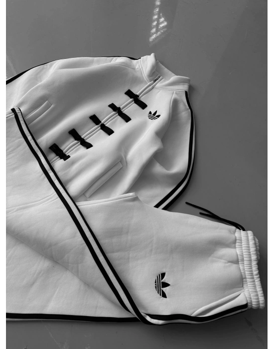 ADDS 3 İPLİK EŞOFMAN TAKIMI BEYAZ