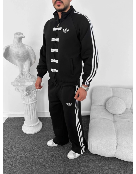 ADDS 3 İPLİK EŞOFMAN TAKIMI SİYAH