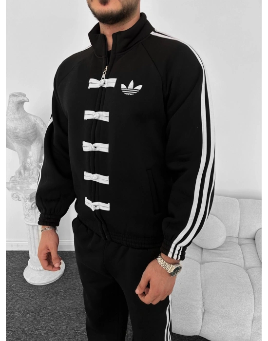 ADDS 3 İPLİK EŞOFMAN TAKIMI SİYAH