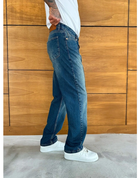 BAGGY KALIP ORTA DİKİŞ DETAY JEAN