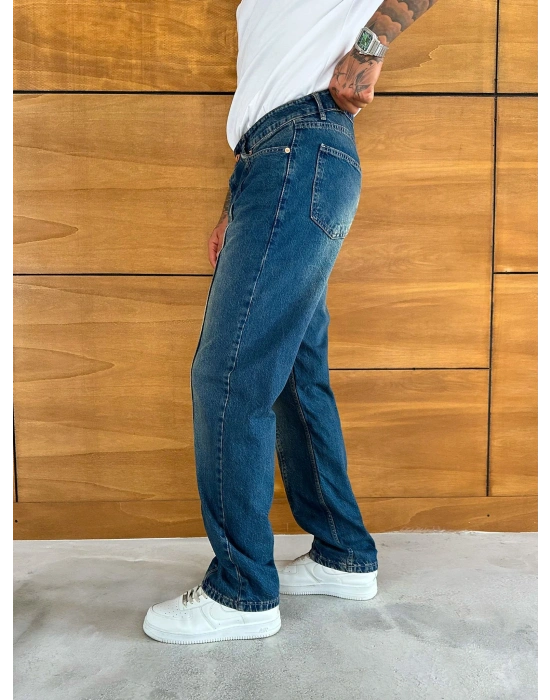 BAGGY KALIP ORTA DİKİŞ DETAY JEAN