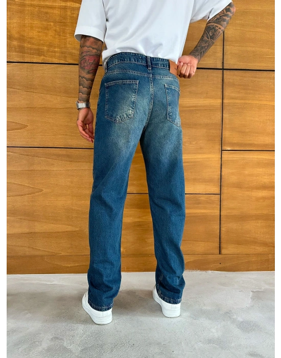 BAGGY KALIP ORTA DİKİŞ DETAY JEAN