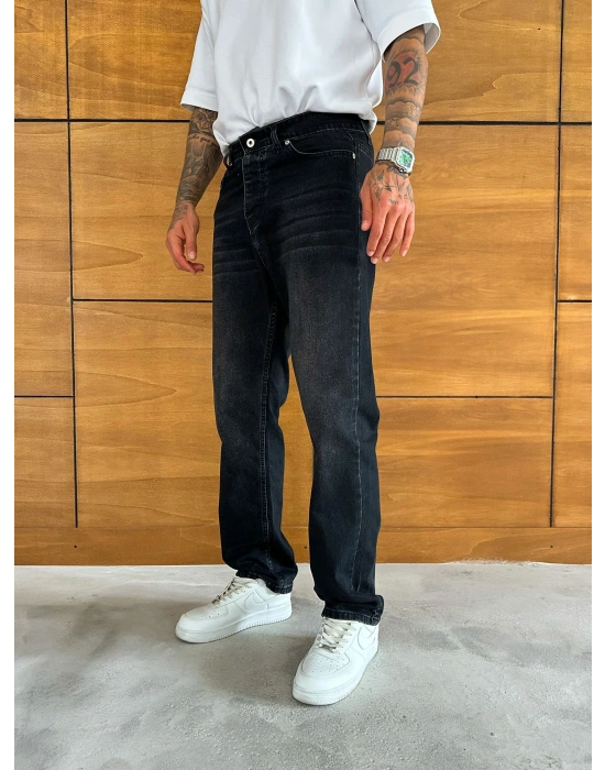 BAGGY KALIP YIKAMALI JEAN FÜME