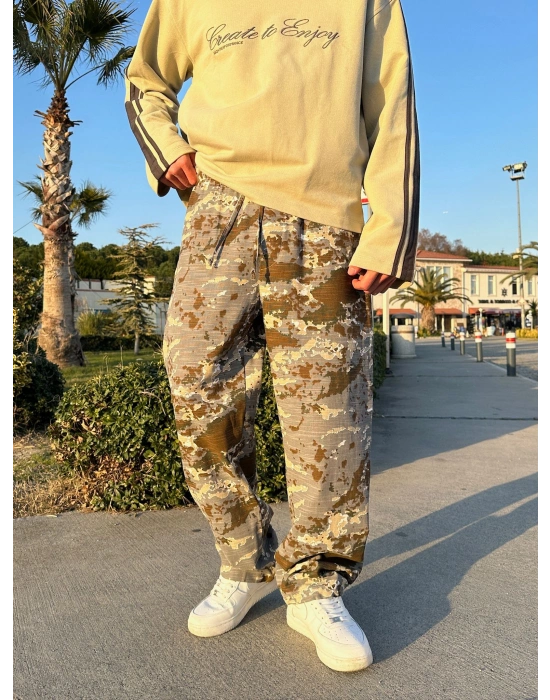 BAGGY KAMUFLAJ MORROW PANTOLON KAHVE