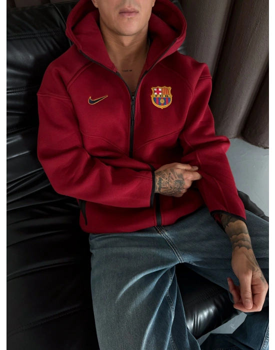 BARCA CIKARTMA NAKIS OVERSİZE TECH HIRKA