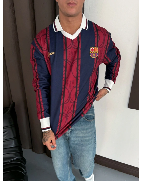 BARCA ŞERİTLİ OVERSİZE FORMA SWEAT