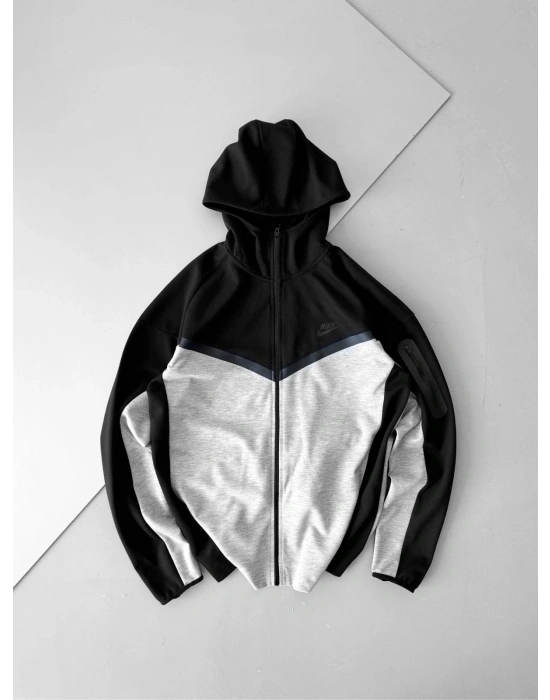 BASKILI OVERSİZE TECH HIRKA PANDA