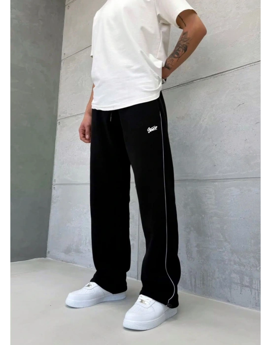 BİYELİ ST BAGGY EŞOFMAN ALTI SİYAH