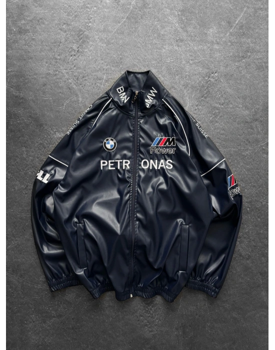 BMW OVERSİZE DERİ CEKET