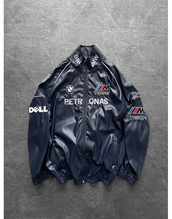 BMW OVERSİZE DERİ CEKET