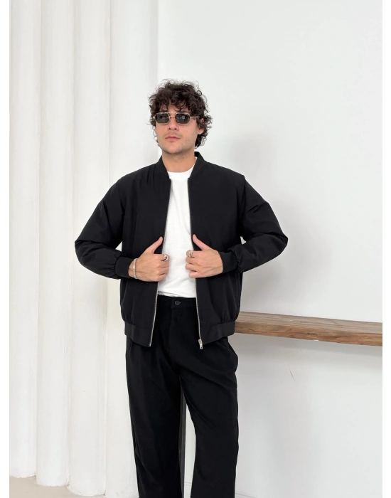 BOMBER CEKET SİYAH