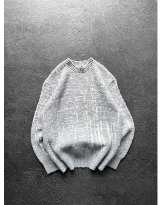 BOYAMA DESEN TRİKO BEYAZ