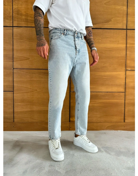 BOYFRİEND KALIP JEAN BUZ MAVİSİ