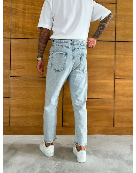 BOYFRİEND KALIP JEAN BUZ MAVİSİ