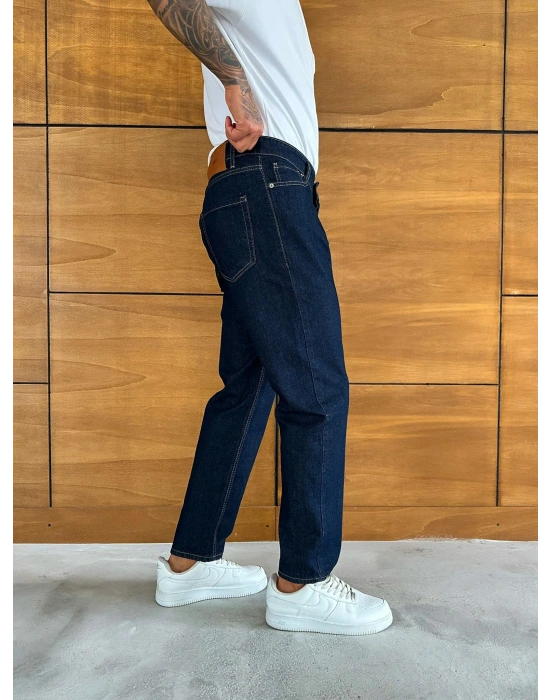 BOYFRİEND KALIP JEAN LACİVERT