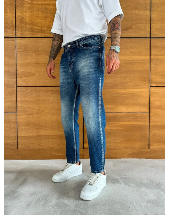 BOYFRİEND KALIP JEAN MAVİ