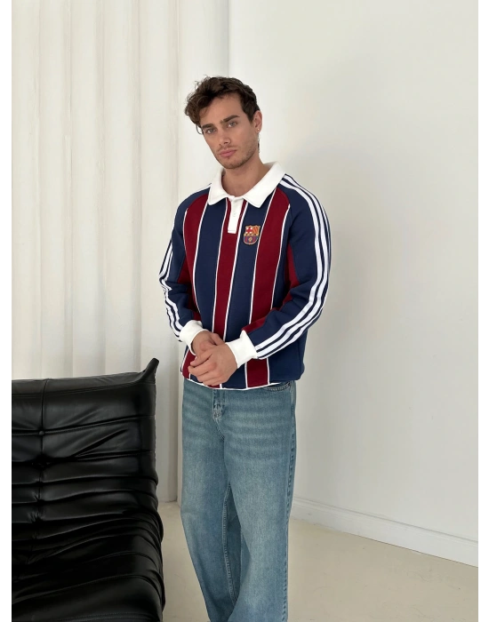 BRC FULL ŞERİT PARÇALI 3 İPLİK PAMUKLU KUMAŞ SWEAT