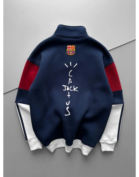 BRC YARIM FERMUAR BARCIA SWEAT LACİVERT