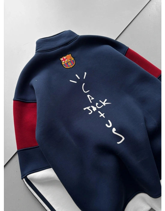 BRC YARIM FERMUAR BARCIA SWEAT LACİVERT