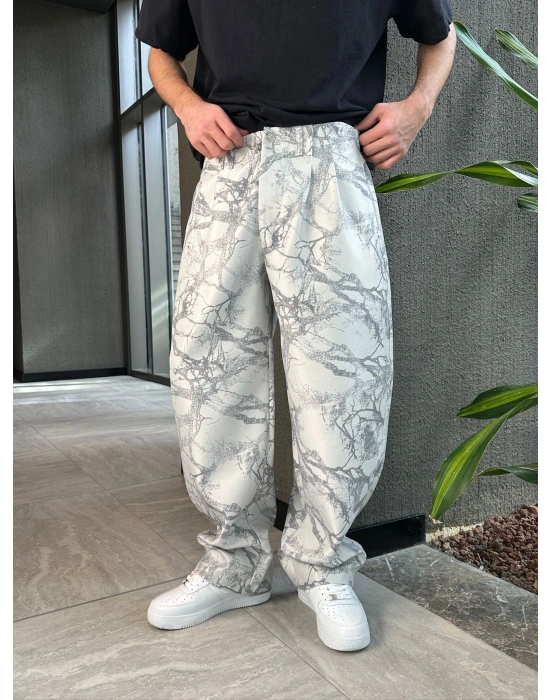 BYLONDON BATIK DESENLI BALON PANTOLON