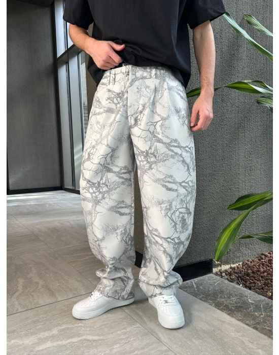 BYLONDON BATIK DESENLI BALON PANTOLON